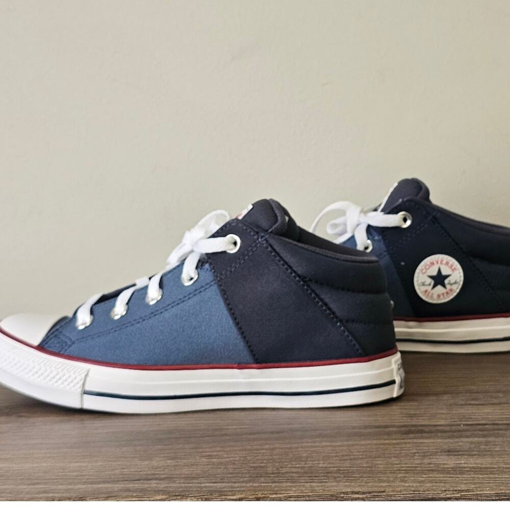 Converse CTAS Axel Mid Top Sneakers Women's Size 7.5 A03607F Blue NWT - Picture 2 of 7